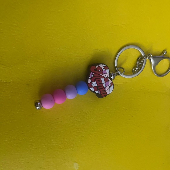 Colorful Beaded Keychain - Picture 2 of 8